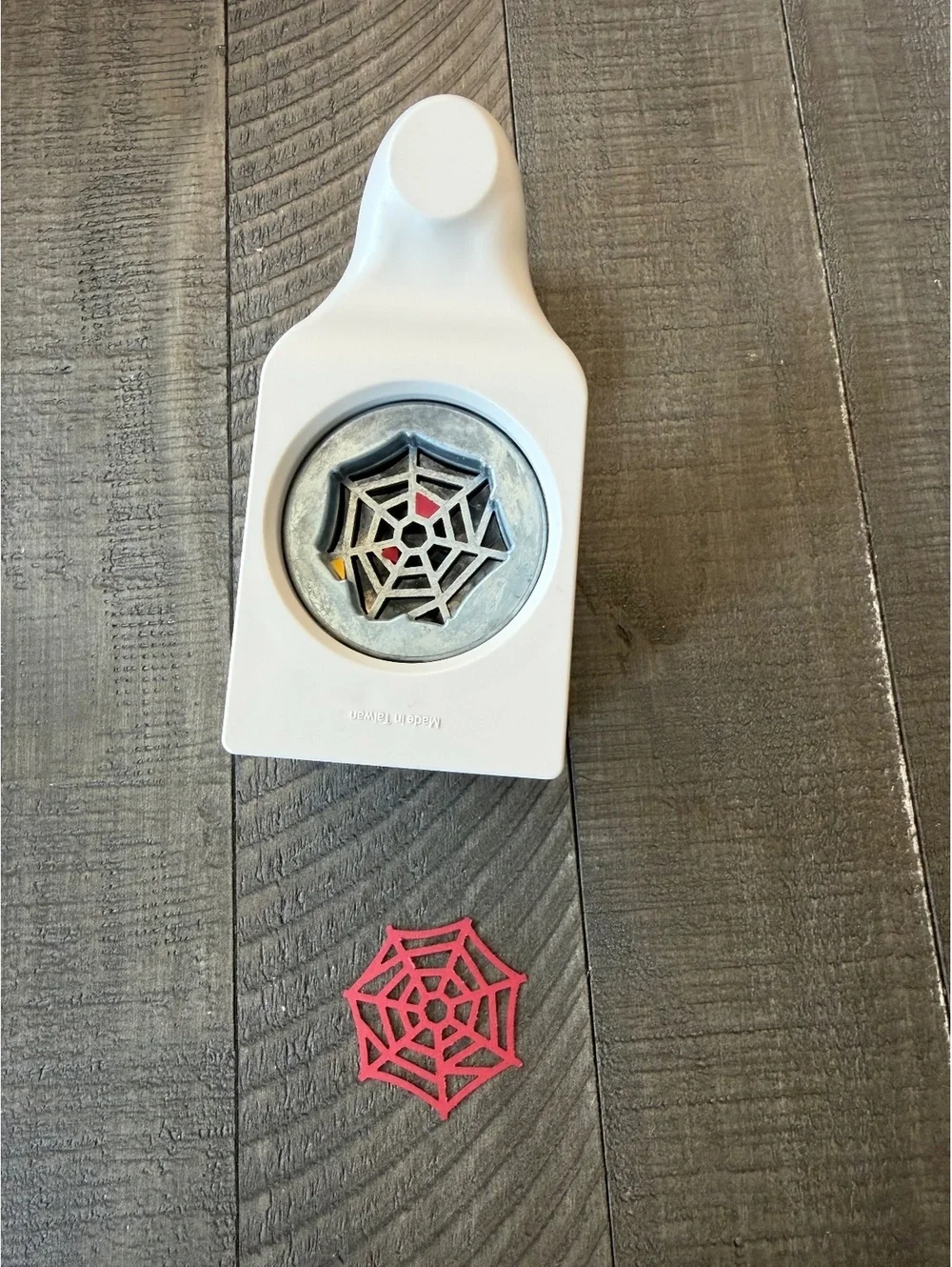 Martha Stewart Rare Halloween Spider Web Shape Punch